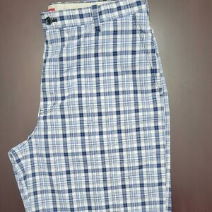 Men's IZOD Blue Plaid Shorts